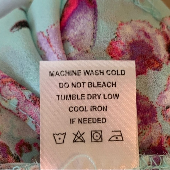 TACERA Cold Shoulder Floral Cottagecore Top XL NEW - Picture 5 of 6